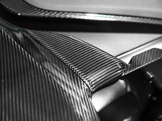 2020+ CHEVROLET CORVETTE C8 CARBON FIBER UPPER DASH INSTRUMENT PANEL FULL COVER KIT